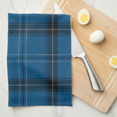 Linge De Cuisine Tartan bleu Ramsay écossais (Quart Plié)