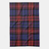 Linge De Cuisine Tartan Clan MacLachlan Plaid Purple Black Check (Vertical)