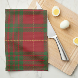 Linge De Cuisine Tartan Clan MacTavish à carreaux rouges et verts