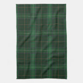 Linge De Cuisine Tartan Clan Walsh Plaid Green Check Motif (Vertical)