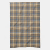 Linge De Cuisine Tartan - couleurs Brown, bleues et sable (Vertical)