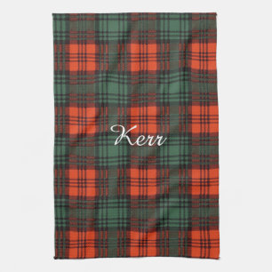 Linge De Cuisine Tartan d'écossais de plaid de clan de Kerr