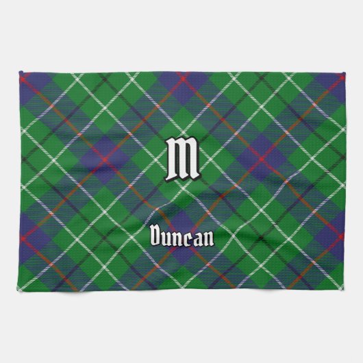 Linge De Cuisine Tartan du clan Duncan (Horizontal)