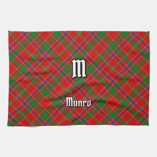 Linge De Cuisine Tartan du clan Munro (Horizontal)