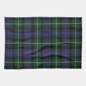 Linge De Cuisine Tartan Élégant Rustique Violet et Vert (Horizontal)