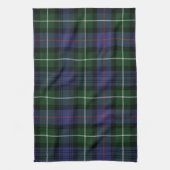 Linge De Cuisine Tartan Élégant Rustique Violet et Vert (Vertical)
