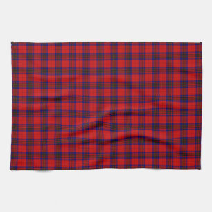 Linge De Cuisine Tartan Leslie rouge bleu violet carreaux