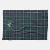 Linge De Cuisine Tartan MacKenzie plaid écossais monogrammé (Horizontal)