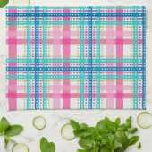 Linge De Cuisine Tartan, motif plaid (Plié)