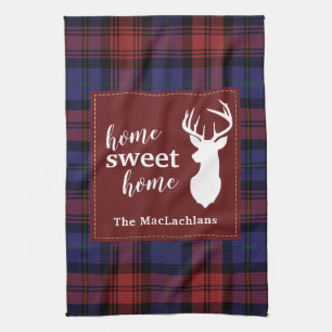 Linge De Cuisine Tartan Noël Clan MacLachlan Personnalisé