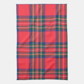 Linge De Cuisine Tartan Plaid Red Classic Festive Noël (Vertical)
