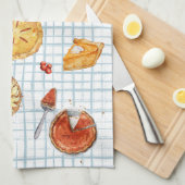 Linge De Cuisine Tarte au plat (Quart Plié)