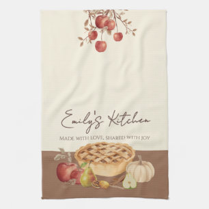 Linge De Cuisine Tarte d'automne personnalisée