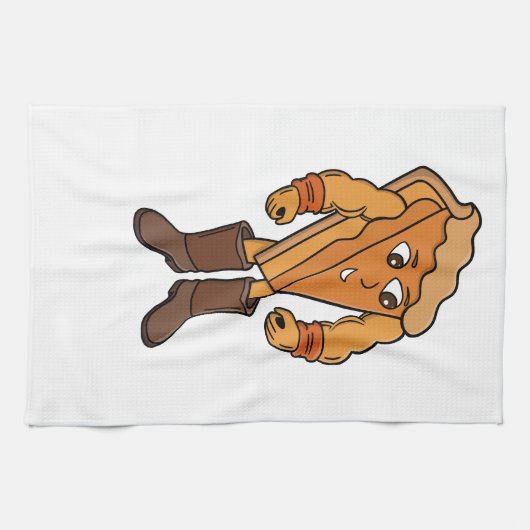Linge De Cuisine Tarte Forte Portant Des Bottes (Horizontal)