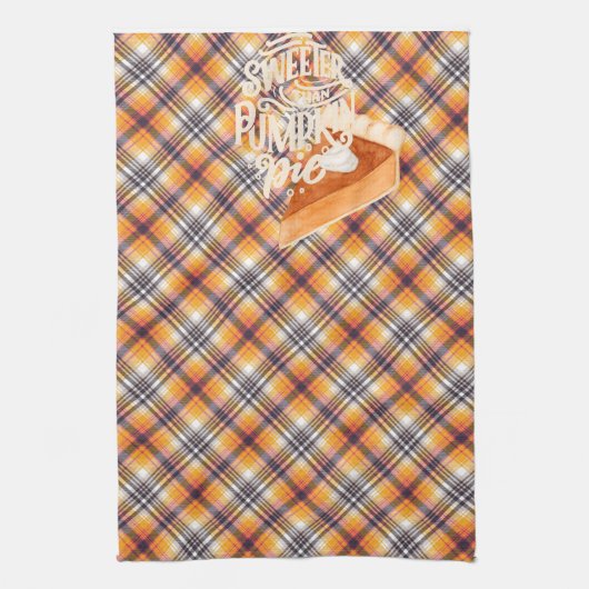 Linge De Cuisine Tarte plus douce que Citrouille (Vertical)