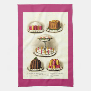 Linge De Cuisine Tarte Vintage aux desserts et gâteau