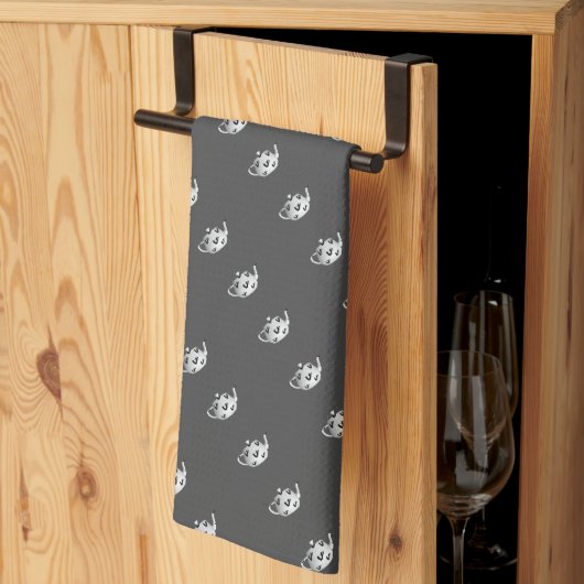 Linge De Cuisine Tasse à thé Gris (Pliage en tiers)