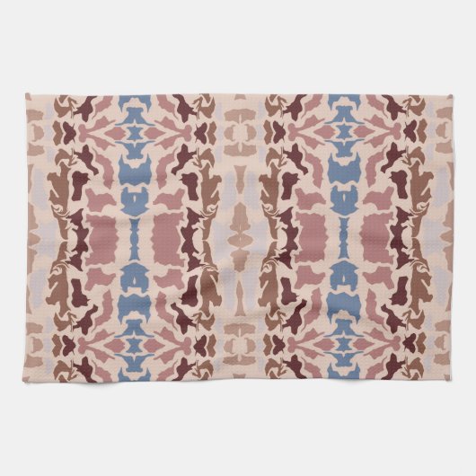 Linge De Cuisine Tasse couleurs abstraites (Horizontal)