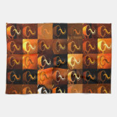 Linge De Cuisine Tasses de café d'automne (Horizontal)