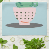 Linge De Cuisine Tasses et Plante d'art moderne empilés (Plié)