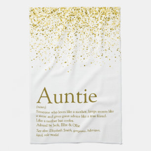 Linge De Cuisine Tata la Meilleure du Monde Définition Paillettes D