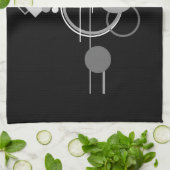 Linge De Cuisine Tatos Art Déco Moderne | Minimalisme monochrome (Plié)