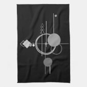 Linge De Cuisine Tatos Art Déco Moderne | Minimalisme monochrome (Vertical)