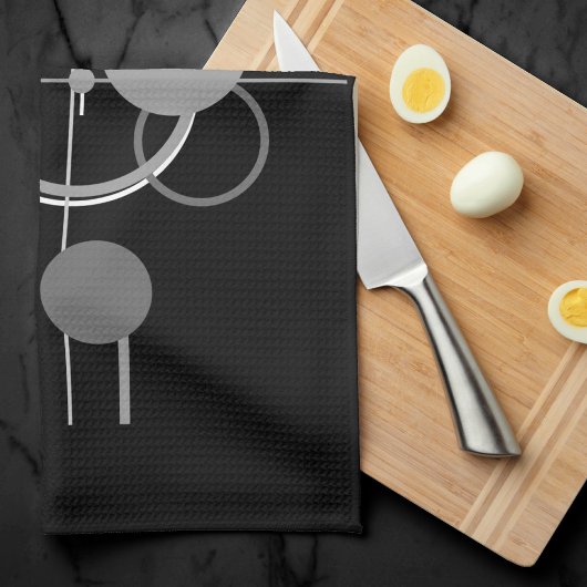 Linge De Cuisine Tatos Art Déco Moderne | Minimalisme monochrome