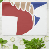 Linge De Cuisine Tatou du Texas - conception d'état de TX (Plié)