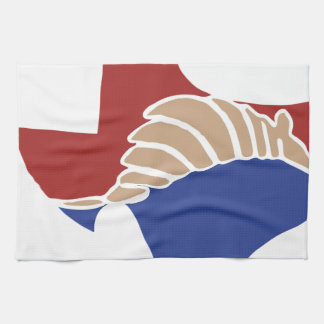 Linge De Cuisine Tatou du Texas - conception d'état de TX