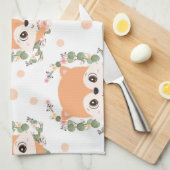 Linge De Cuisine Tatouage de Hedgehog And Flower (Quart Plié)