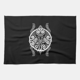 Linge De Cuisine Tattoo Tiki Warrior Turtle