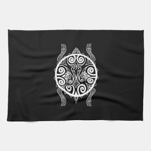 Linge De Cuisine Tattoo Tiki Warrior Turtle (Horizontal)