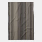 Linge De Cuisine Taupe bandes (Vertical)