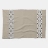 Linge De Cuisine taureau brun clair et gris (Horizontal)