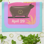 Linge De Cuisine Taurus Taurus Zodiac Tea Towel (Plié)