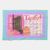 Linge De Cuisine Taurus Taurus Zodiac Tea Towel (Horizontal)