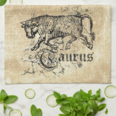 Linge De Cuisine Taurus zodiaque Vintage (Plié)
