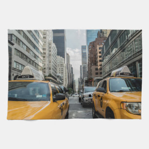 Linge De Cuisine Taxis jaunes de New York