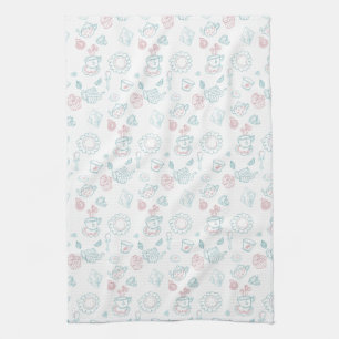 Linge De Cuisine Tea Lovers Time Doodles