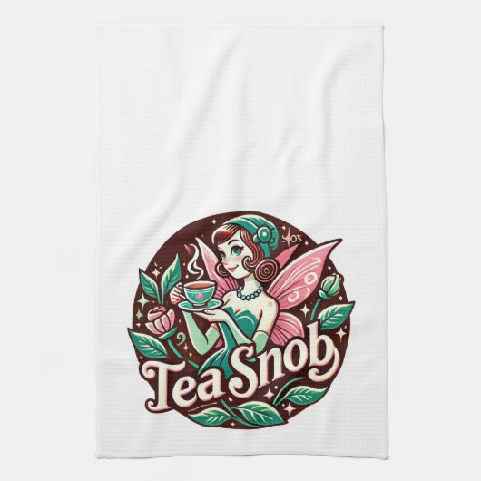Linge De Cuisine Tea Snob Fairy (Vertical)