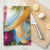 Linge De Cuisine Tea Time - Tea Cup Art (Quart Plié)