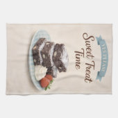 Linge De Cuisine Tea Towel | Chocolate Brownies Kitchen Gift (Horizontal)