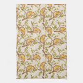 Linge De Cuisine Tea Towel With Hand-Painted Birds on Branches (Vertical)
