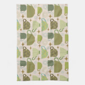 Linge De Cuisine Tea up moderne du milieu du siècle (Vertical)