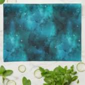 Linge De Cuisine Teal Galaxy Series 7 (Plié)