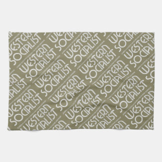 Linge De Cuisine Teatowel beige socialiste occidental