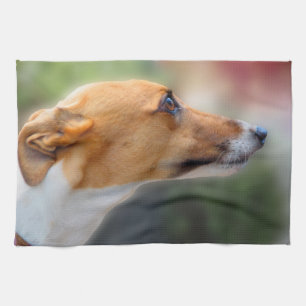 Linge De Cuisine Teatowel de lévrier - jolie fille P2