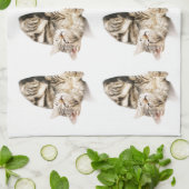 Linge De Cuisine Teatowel mignon de chaton (Plié)