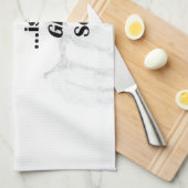 Linge De Cuisine Technique de balayage (Quart Plié)